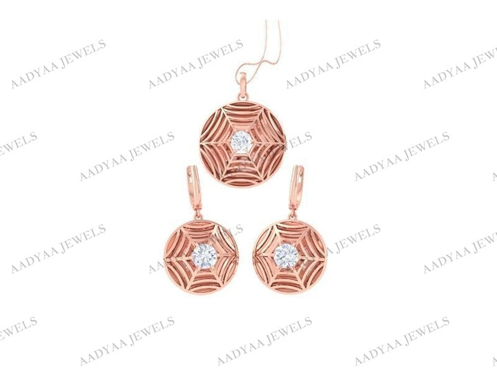 Azaria Diamond Pendant Set