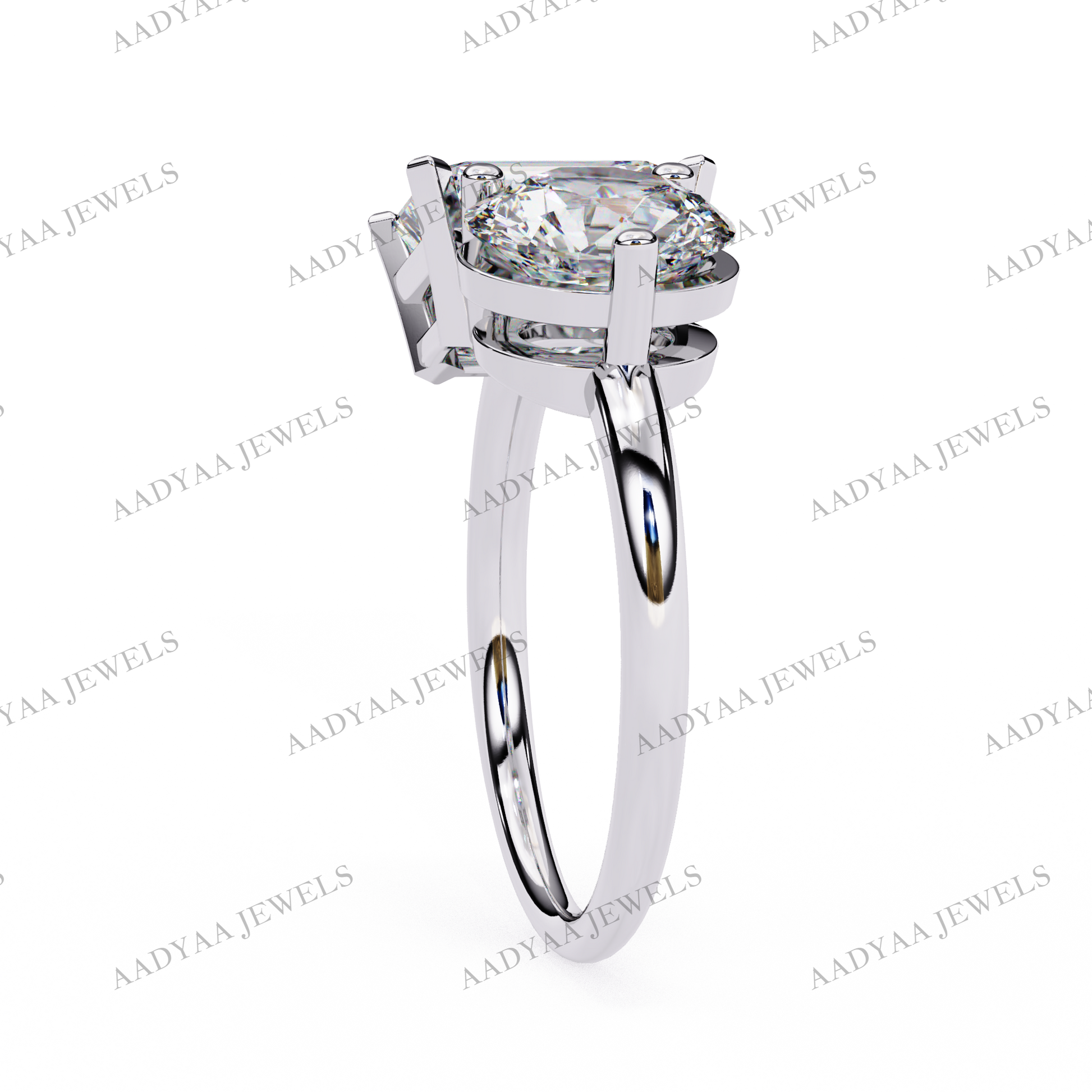 Clementine Diamond Ladies Ring | Aadyaajewels